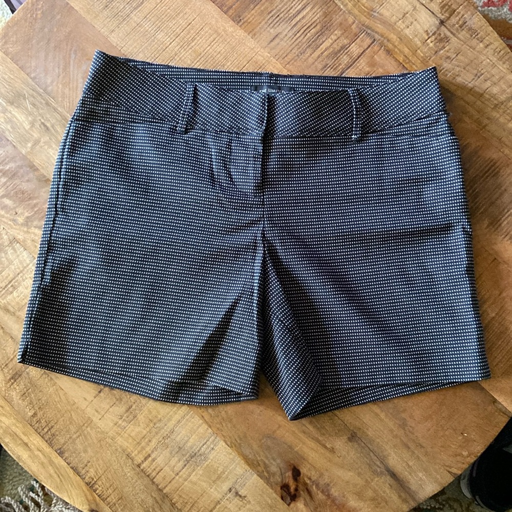 The Limited Black and White Polka Dot Dress Shorts